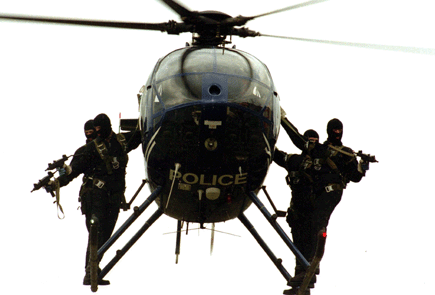 Helicopter insertion