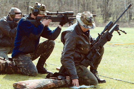 Hungarian snipertraining